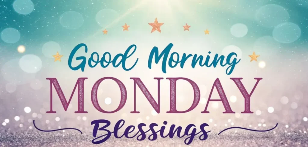 good monday morning blessings