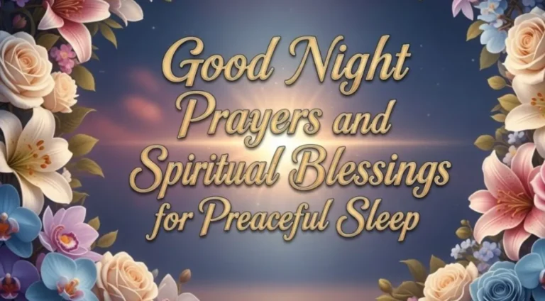 127+ Good Night Blessings Images, Quotes, and Bible Messages for Peaceful Sleep