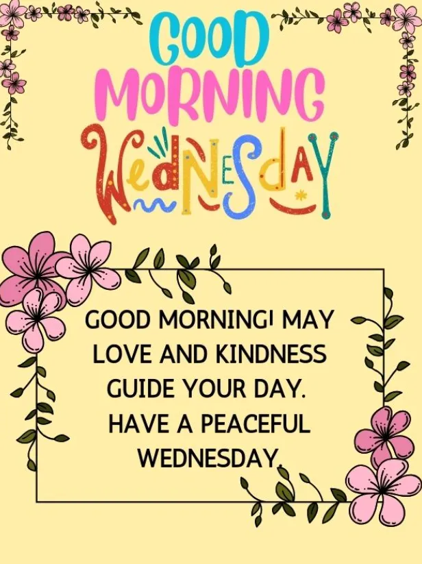 goodmorning wednesday blessings