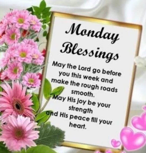 monday prayers and blessings