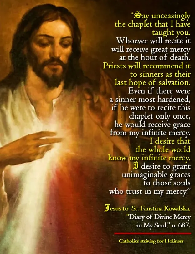 prayers for divine mercy chaplet
