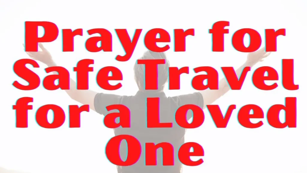 prayers for safe travels