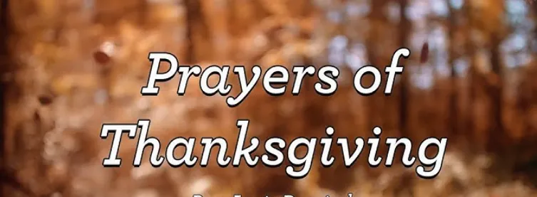 prayers of thanksgiving